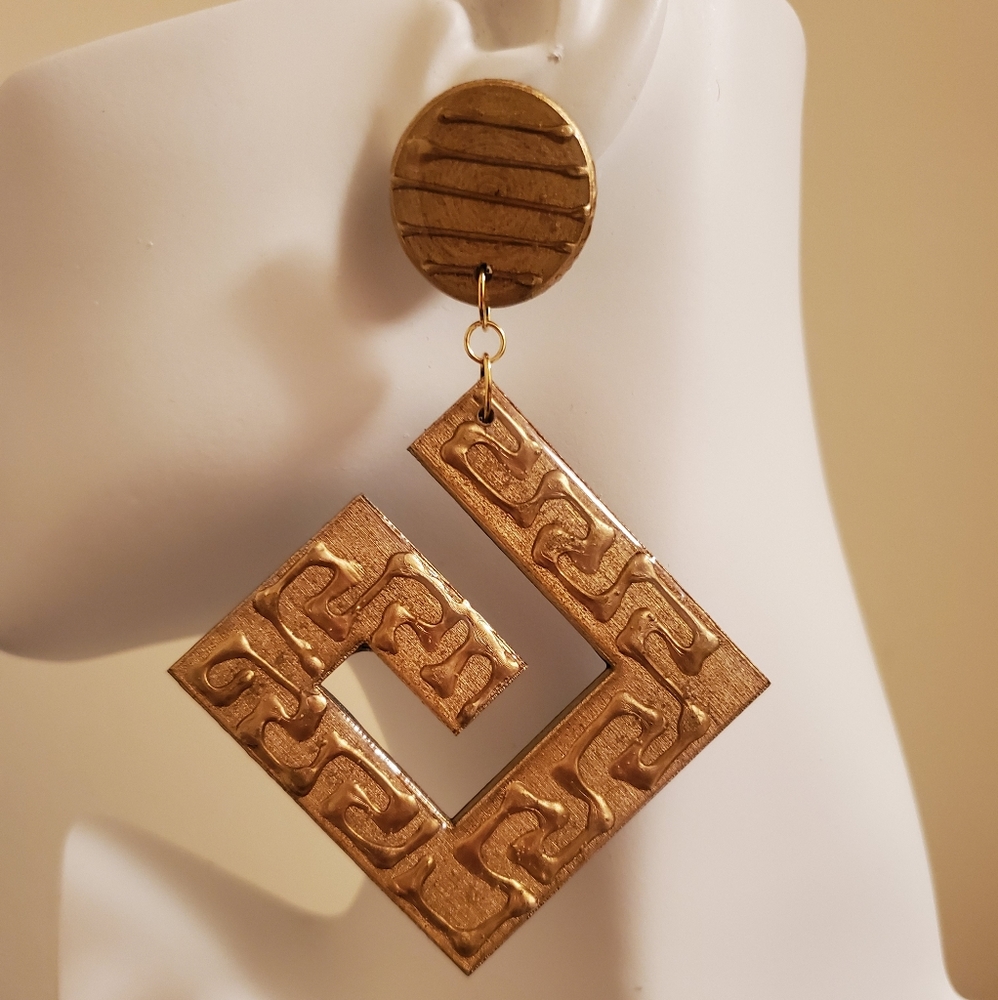 Handmade Gold Earrings
